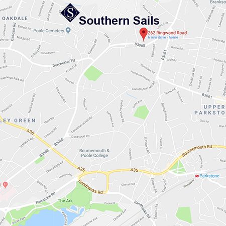 Southern Sails Map